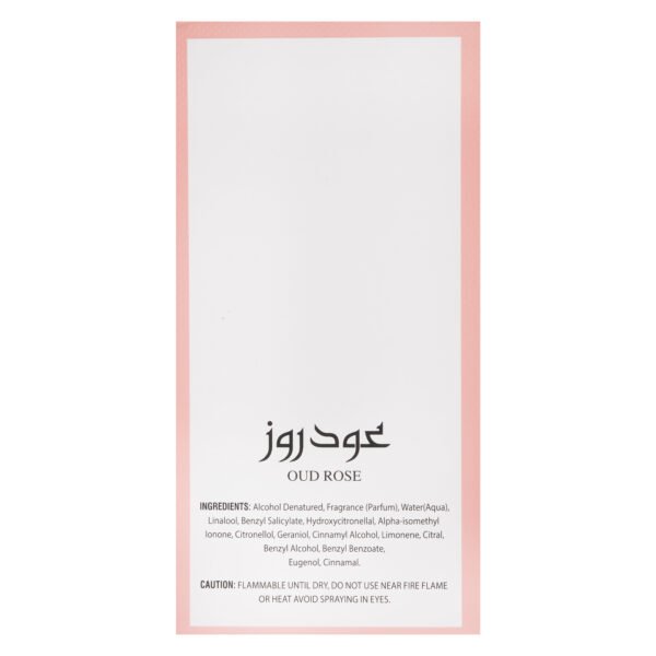WEJDAN Oud Rose Eau De Parfum For Women - 100ml