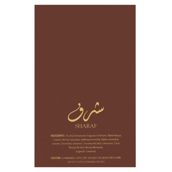 WEJDAN Sharaf Eau De Parfum 100ml